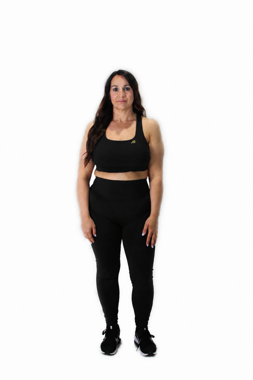 CLASSIC CROSS BACK BRA - BLACK