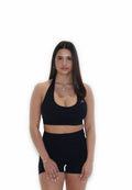 CLASSIC HALTER BRA - BLACK