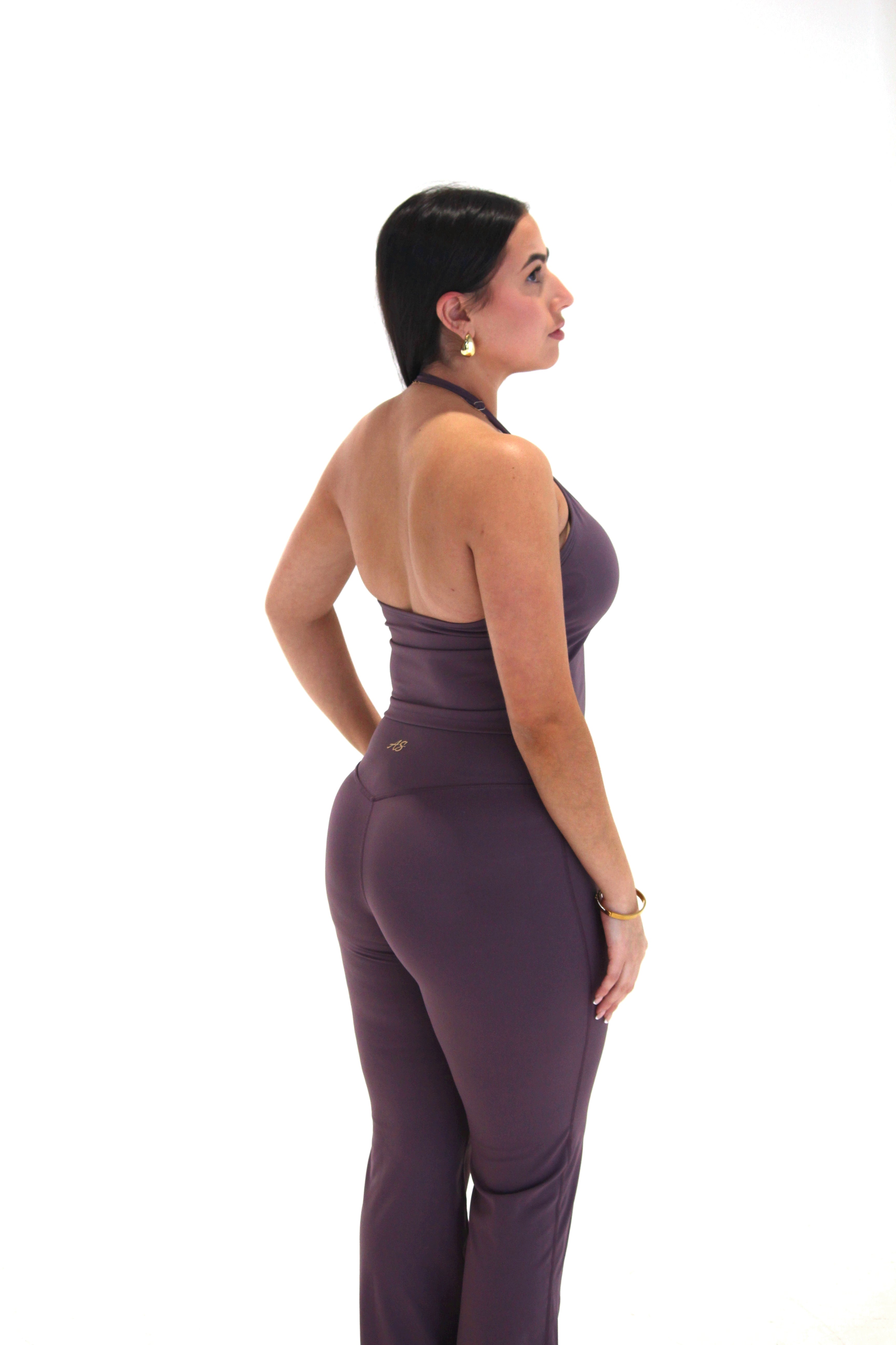 CLASSIC HALTER TOP - DUSTY PURPLE