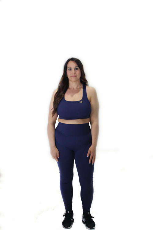 CLASSIC CROSS BACK BRA - NAVY