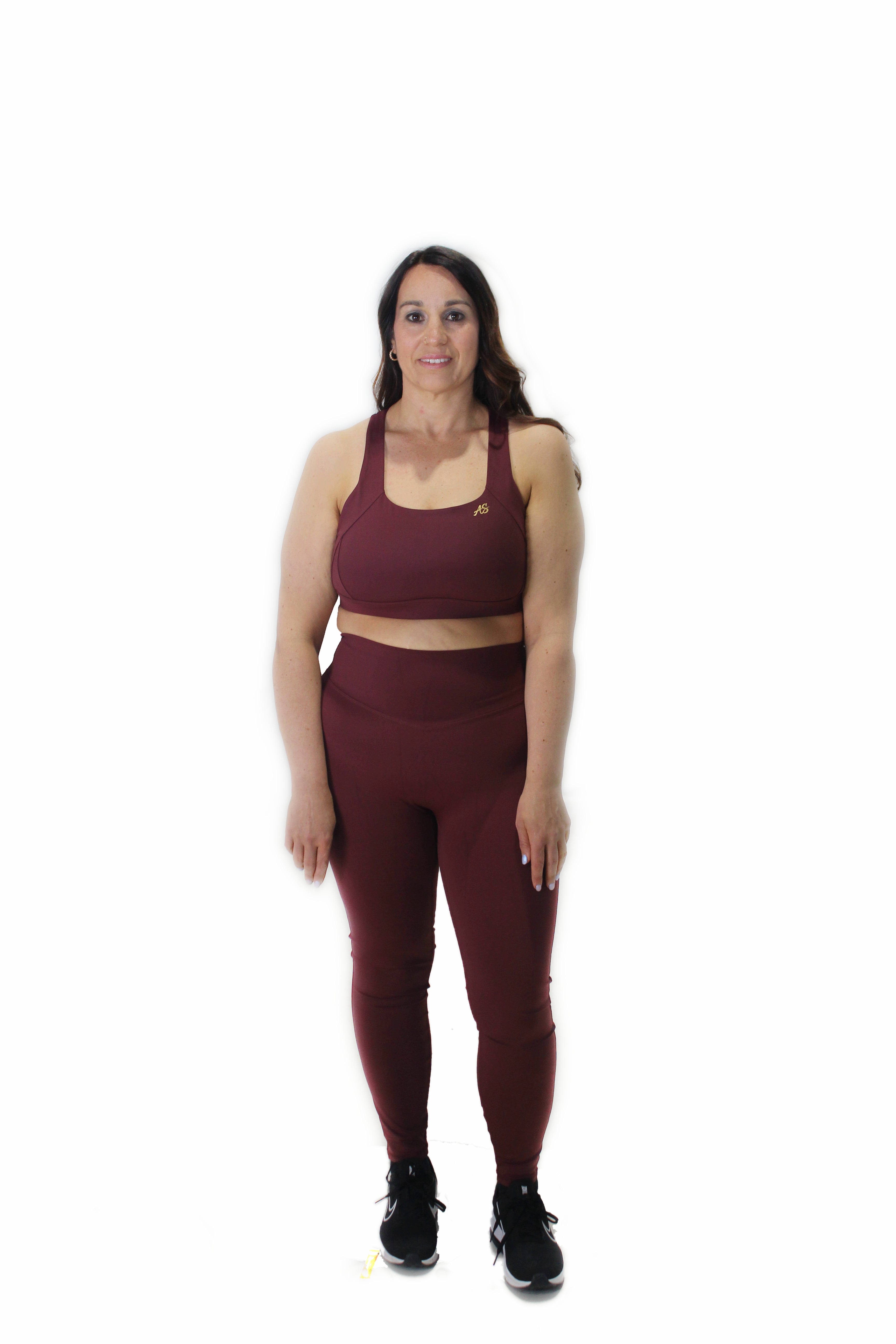 ESSENTIAL LEGGINGS - BURGUNDY