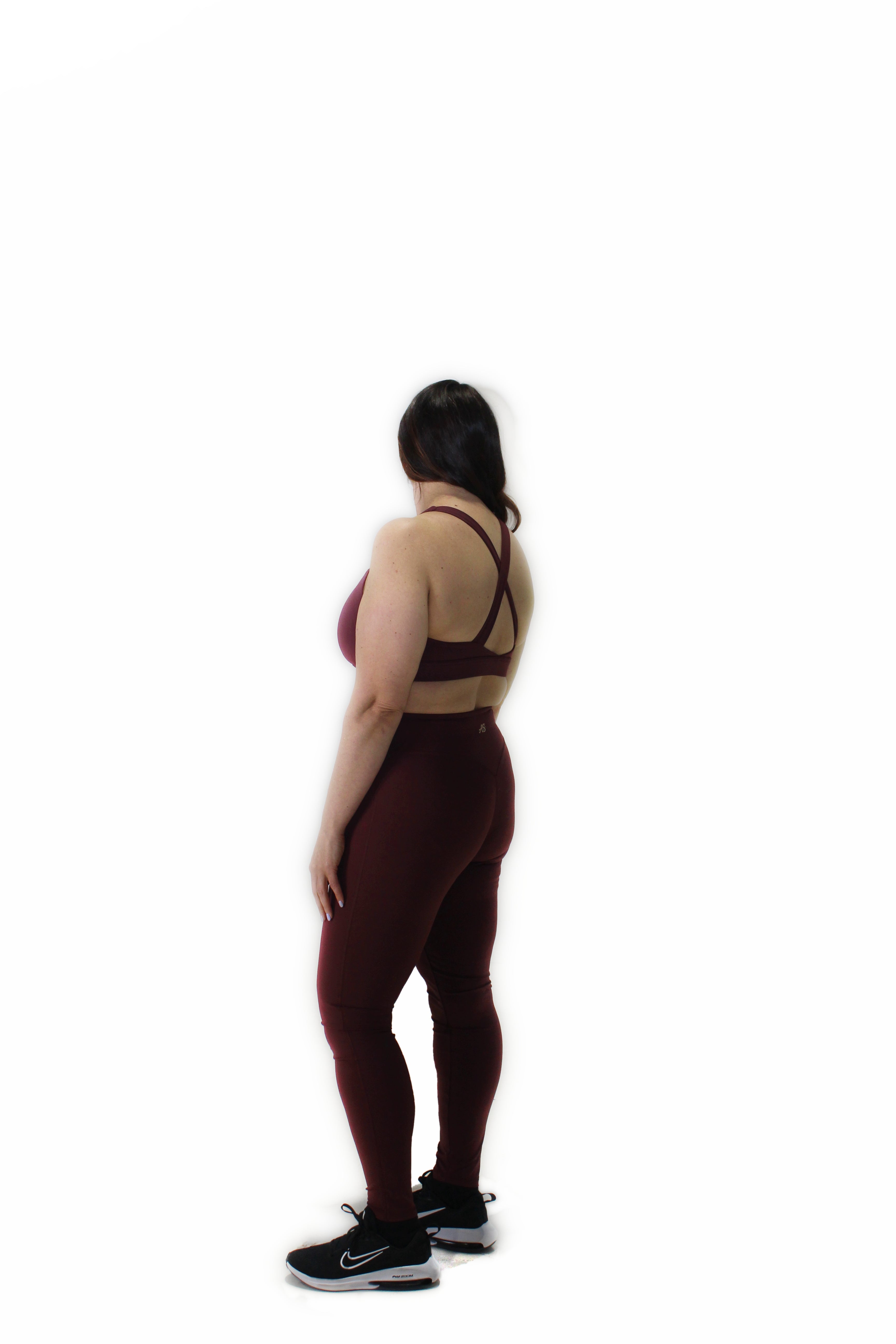 ESSENTIAL LEGGINGS - BURGUNDY
