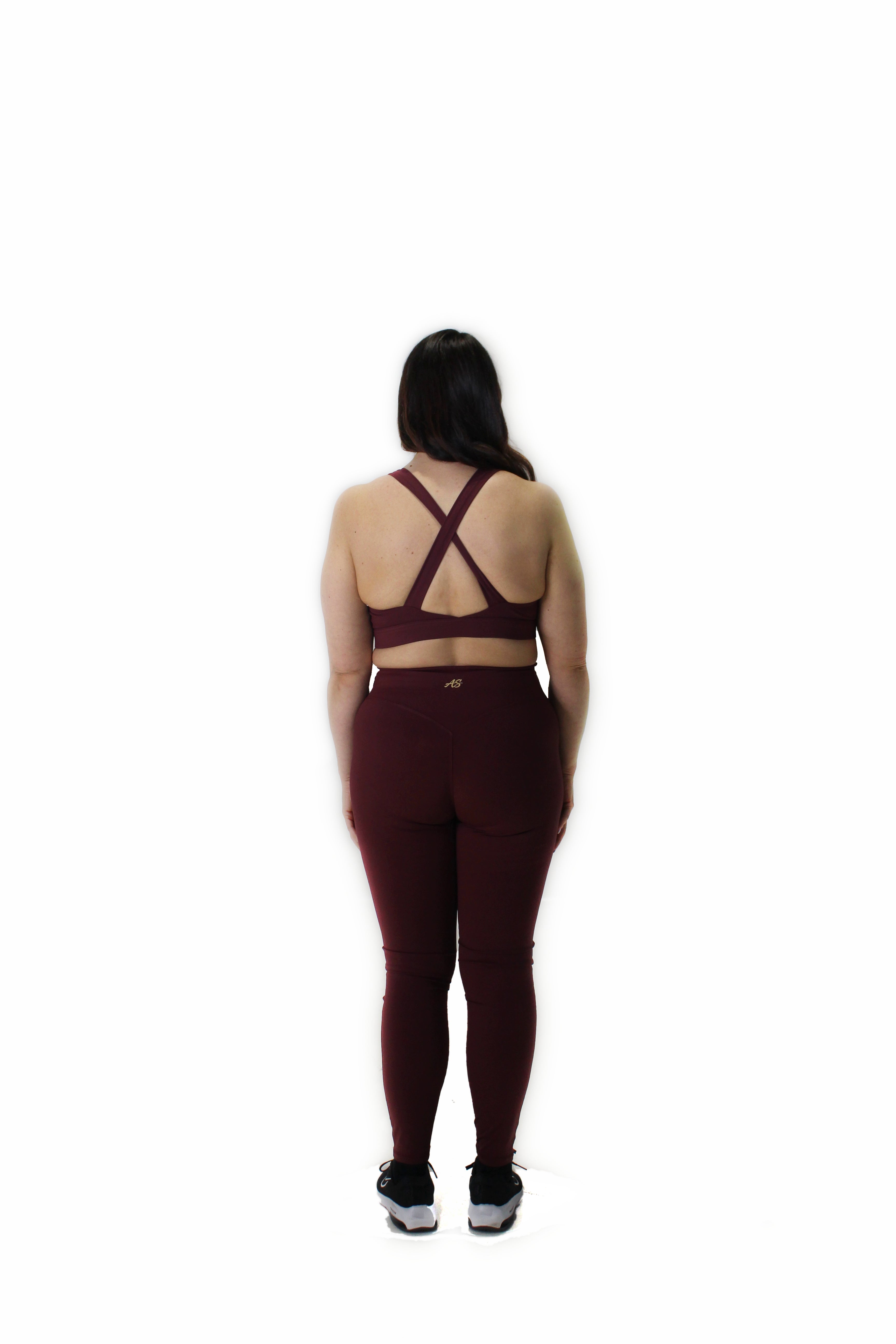 ESSENTIAL LEGGINGS - BURGUNDY